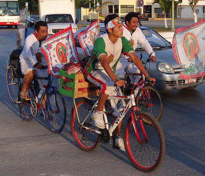 Pilgrims on bicycles