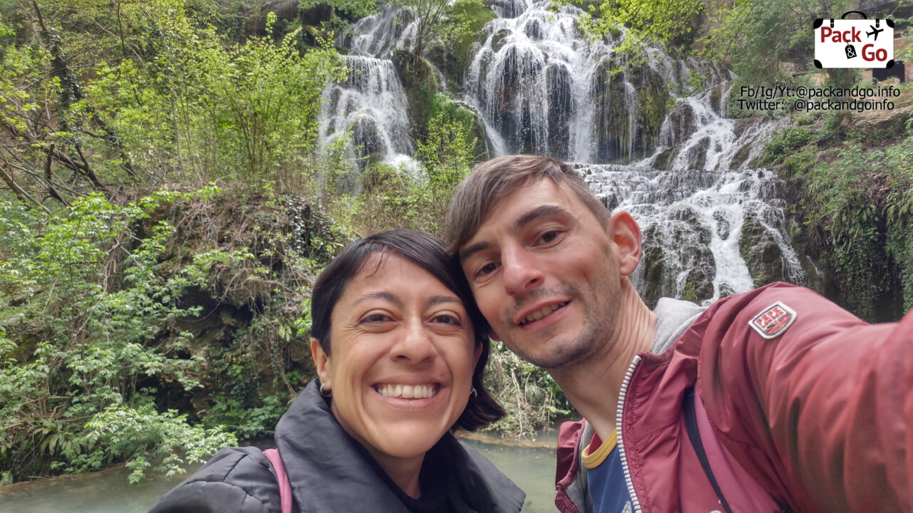 Gianna and Martin at Krushuna waterfalls