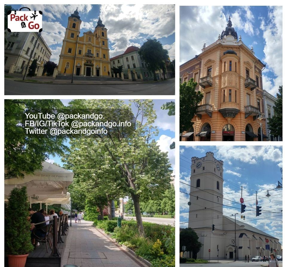 Debrecen Center Collage by packandgo.info