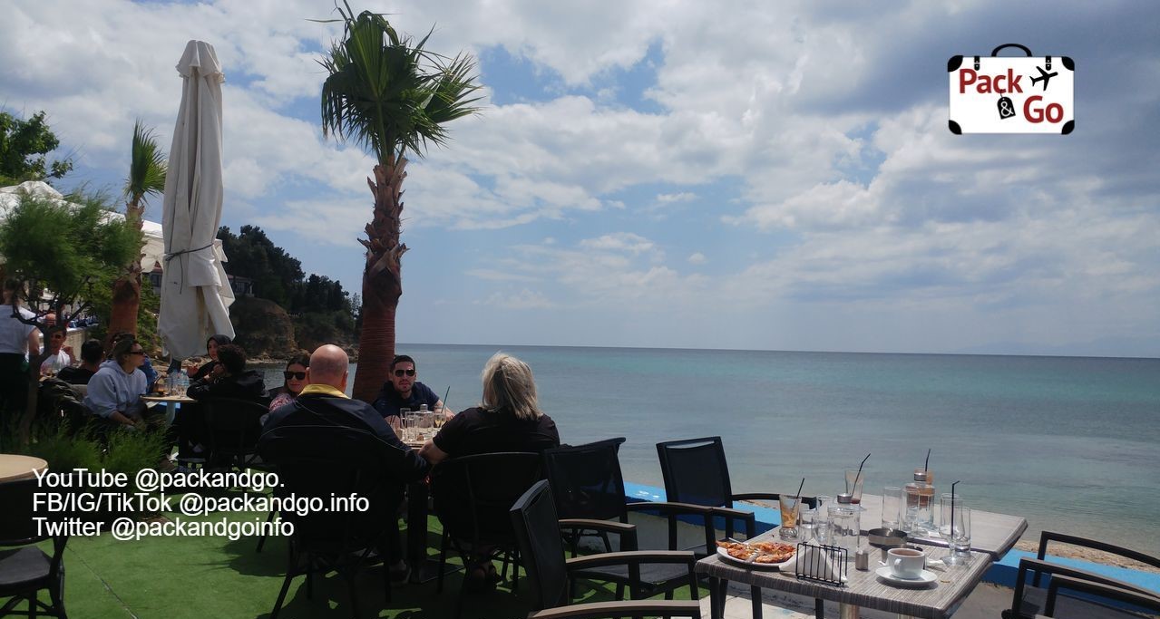 Reataurant with view to the beach, Fanari, Greece