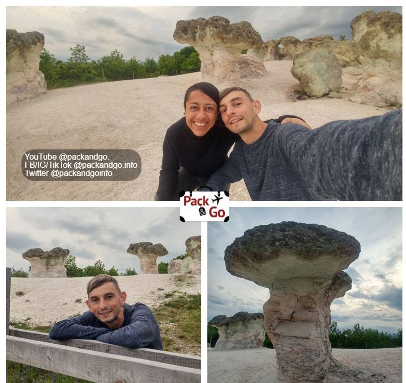 The mushroom rocks near Haskovo and Kardzali