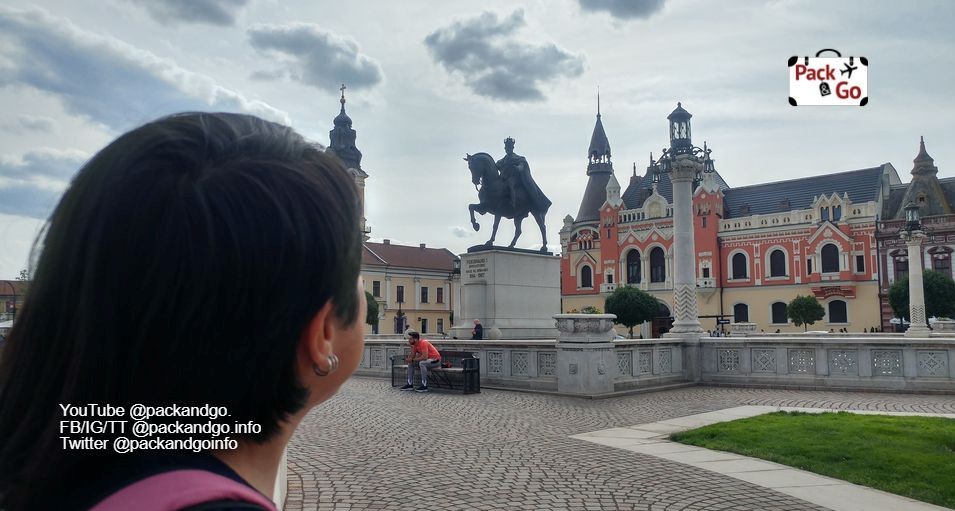 Union Square or Unirii Square, Oradea, Romania