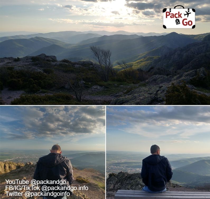 Collage with 3 different view points in Karandila, Bulgaria
