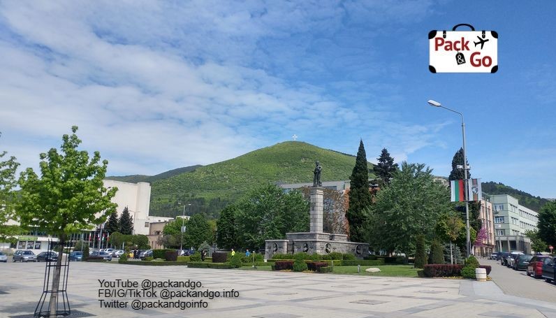 Sliven, around the monument of Hadji Dimitar