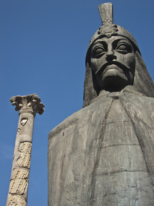 Vlad Tepes, the Impaler statue