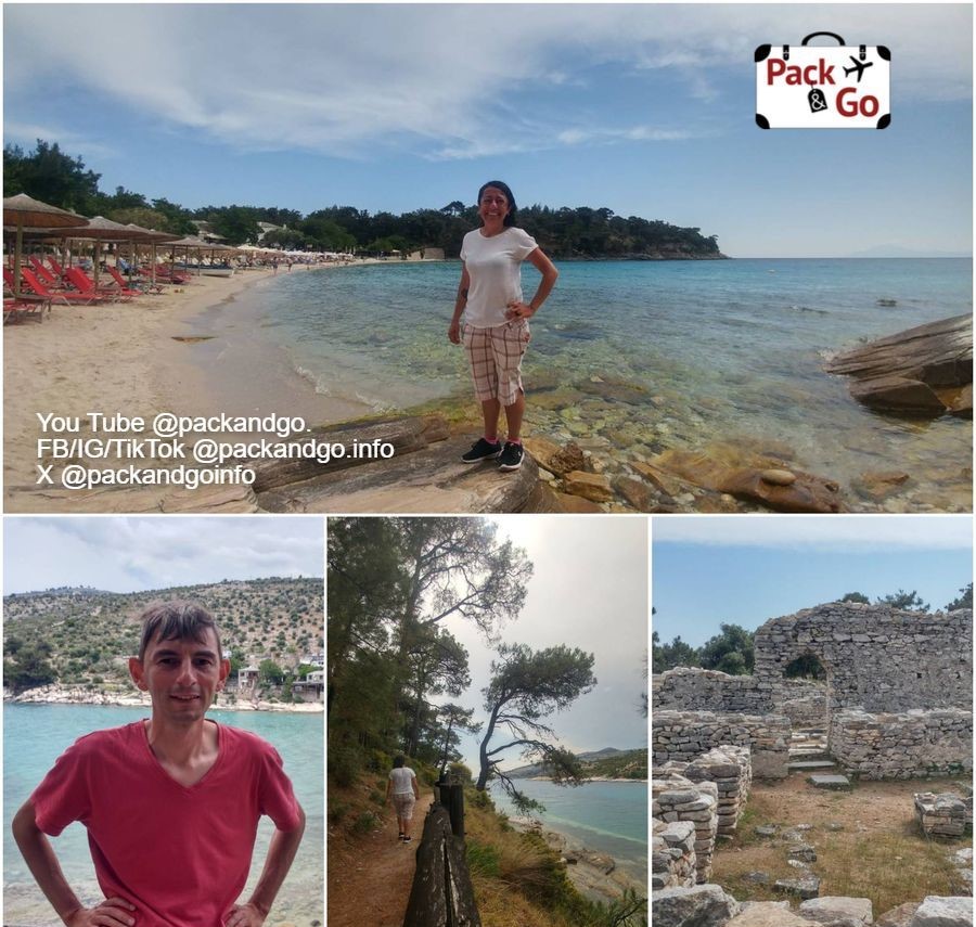 Exploring Aliki, Thasos, GR. Photos by packandgo.info 4 Grids Collage Views of Aliki, Thasos, published on 23 dic 2024