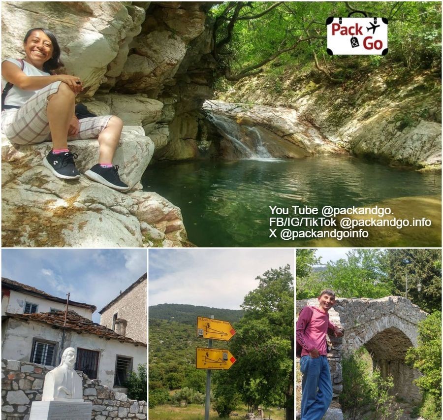 Exploring Theologos in Thasos, GR. Photos by packandgo.info 4 Grids Collage Theologos Thasos, GR